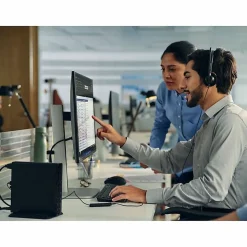 HP ProDesk 4 G1i Desktop Computer, Intel Core Ultra 5 235T, 16 GB, 256 GB PCI Express NVMe SSD, Mini PC, Jack Black, D32M1UTABA