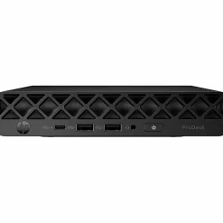 HP ProDesk 4 G1i Desktop Computer, Intel Core Ultra 7 265T, vPro Technology, 32 GB, 512 GB PCI Express NVMe SSD, Mini PC, Jack Black, D32LRUTABA