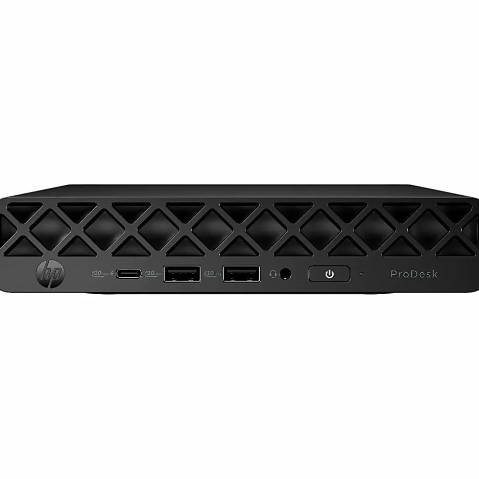 HP ProDesk 4 G1i Mini PC, Intel Core Ultra 5 235T, 16 GB, 512 GB PCI Express NVMe SSD, Jack Black, D32LZUTABA