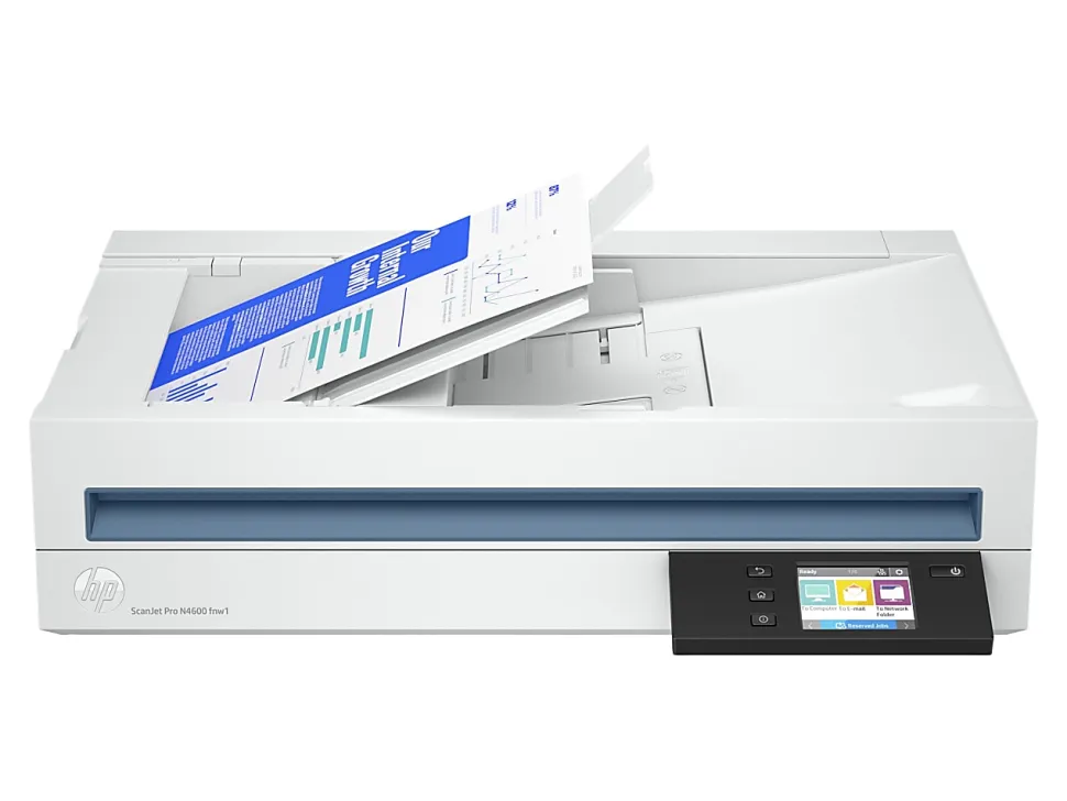 HP Scanjet Pro N4600 fnw1 - Document scanner - Contact Image Sensor (CIS) - Duplex - 216x 5362 mm - 600 dpi x 1200 dpi - 20G07ABGJ