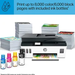 HP Smart Tank Plus 651 Wireless Cartridge-free All-in-One Ink Tank Printer with up to 3 years of ink included (7XV38A)