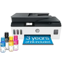 HP Smart Tank Plus 651 Wireless Cartridge-free All-in-One Ink Tank Printer with up to 3 years of ink included (7XV38A)