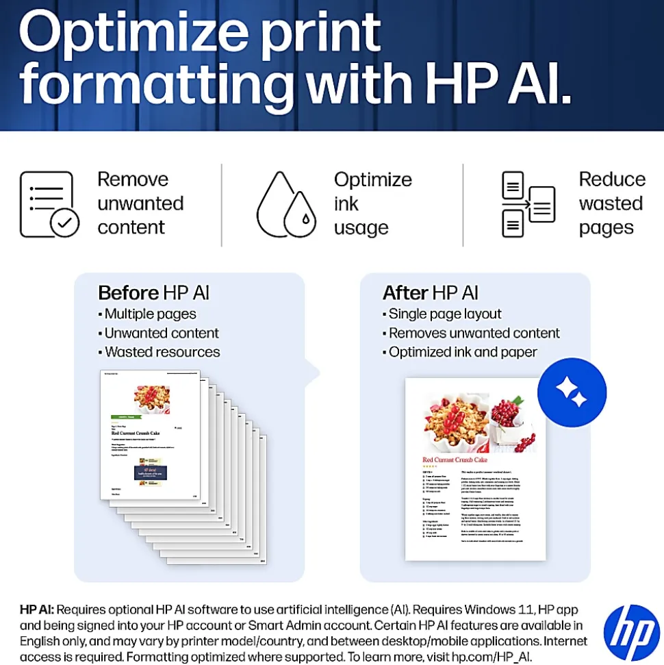 HP Smart Tank 6003 Wireless All-in-One Cartridge-free Ink Tank Printer with up to 3 years of ink included, AI-capable (9B5C8A)