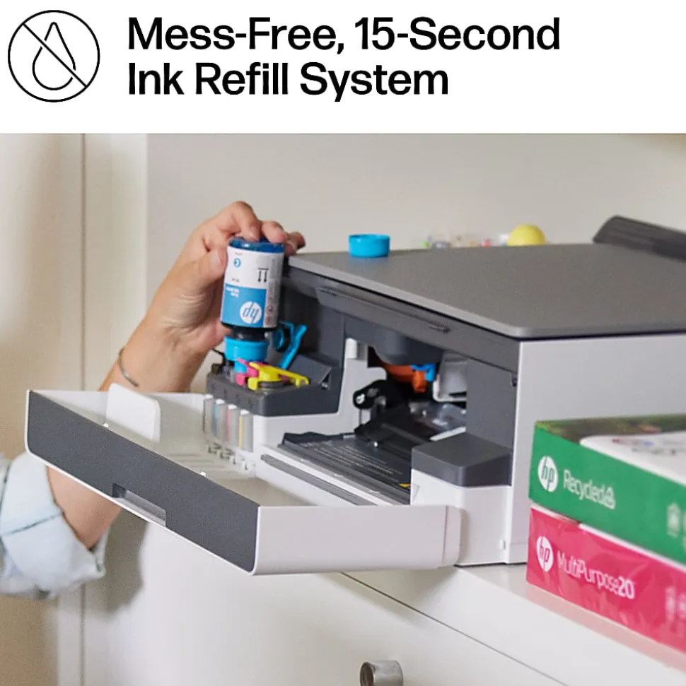HP Smart Tank 5101 Wireless All-in-One Cartridge-free Ink Tank Printer with up to 3 years of ink included, AI-capable (1F3Y0A)