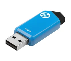 HP v150w USB 2.0 Flash Drive, 16GB, Blue