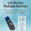 HP x900w USB 3.0 Flash Drives, 32GB, Gray/Blue, Pack Of 2 Flash Drives