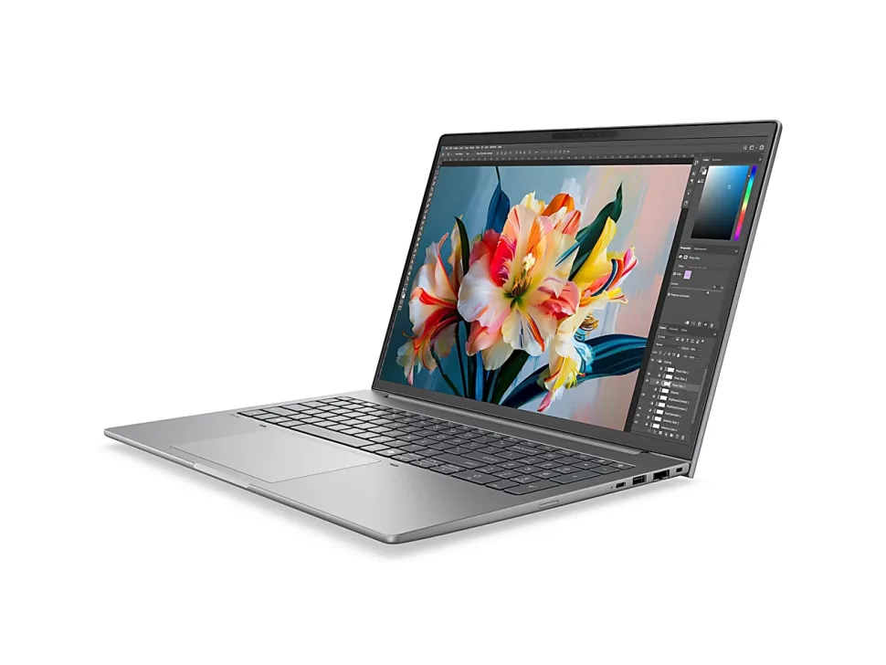 HP ZBook 8 G2i Copilot+ AI PC Mobile Workstation, Intel Core Ultra 7, Win 11 Pro, 16GB, 512GB SSD, Meteor Silver Aluminum