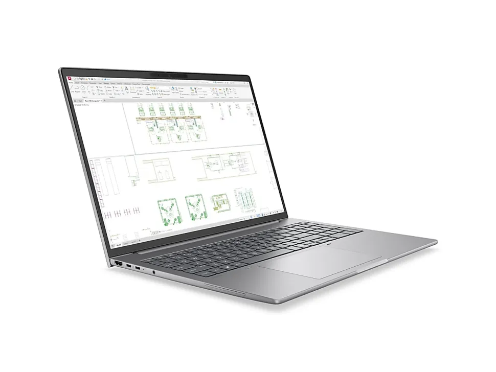 HP ZBook 8 G2i Copilot+ AI PC Mobile Workstation, Intel Core Ultra 7, Win 11 Pro, 16GB, 512GB SSD, Meteor Silver Aluminum