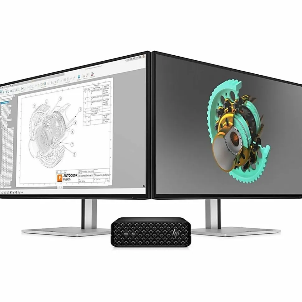 HP Z2 Mini G1i Workstation, Intel Core Ultra 7 265, 64 GB, 1 TB SSD, Mini PC, Black, BM6G3UTABA