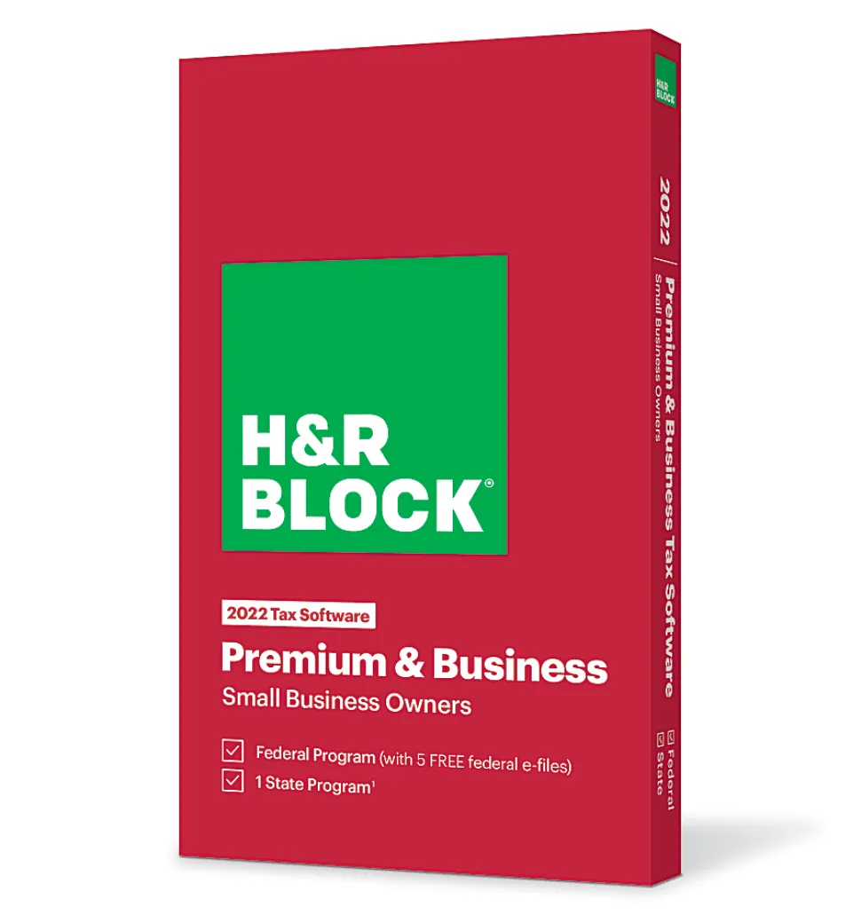 H&R Block Premium & Business Tax Software, 2024, Windows, Product Key/Download