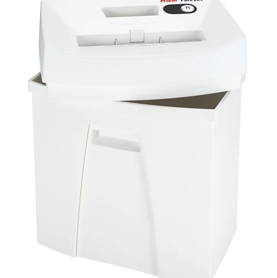 HSM Pure 220 Strip-Cut Shredder - Strip Cut - 13-15 Per Pass - 5.3 gal Waste Capacity