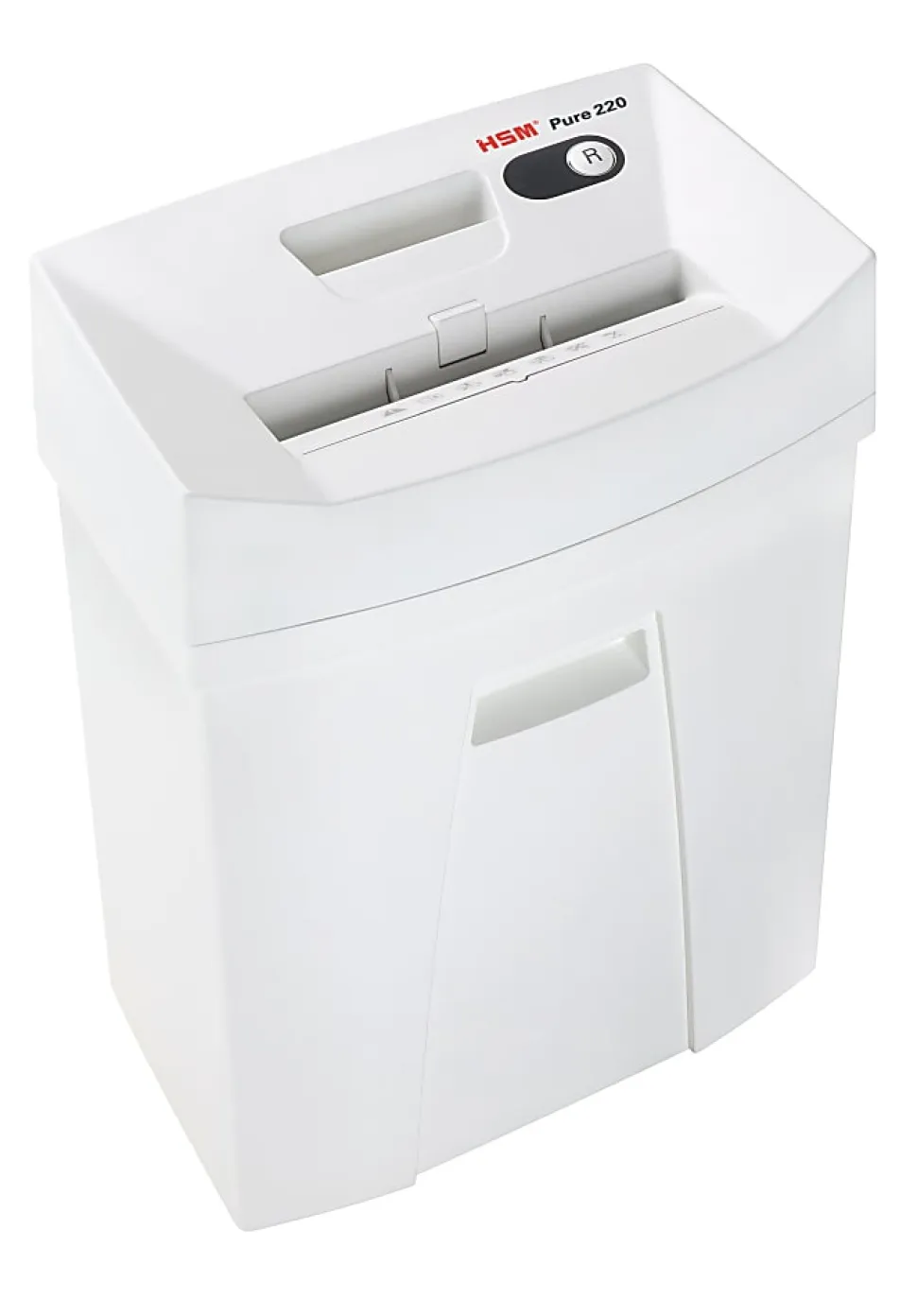 HSM Pure 220 Strip-Cut Shredder - Strip Cut - 13-15 Per Pass - 5.3 gal Waste Capacity