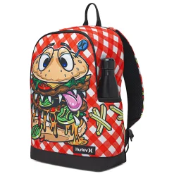 Hurley Backpack, Cartoon Burger, Total Qty 1