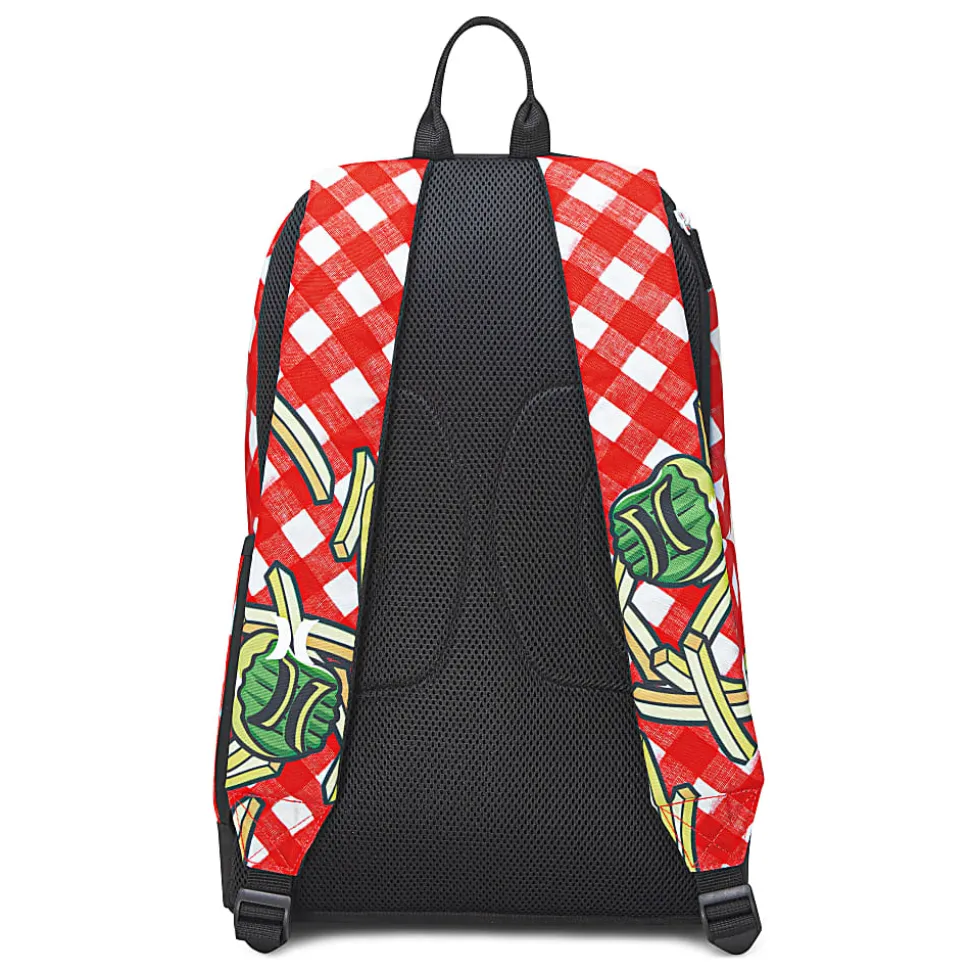 Hurley Backpack, Cartoon Burger, Total Qty 1
