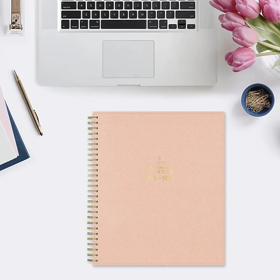 Hybrid Work Planner DD Blush Pebble PP 8x10 AY26–27