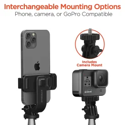 HyperGear SnapShot Wireless Selfie Stick, 7-1/2”H x 1-7/16”W x 1-13/16”L, Black, HPL15437