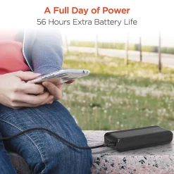 HyperGear USB-C Fast Charge Power Bank For iPhone® And Android, Black, 15458