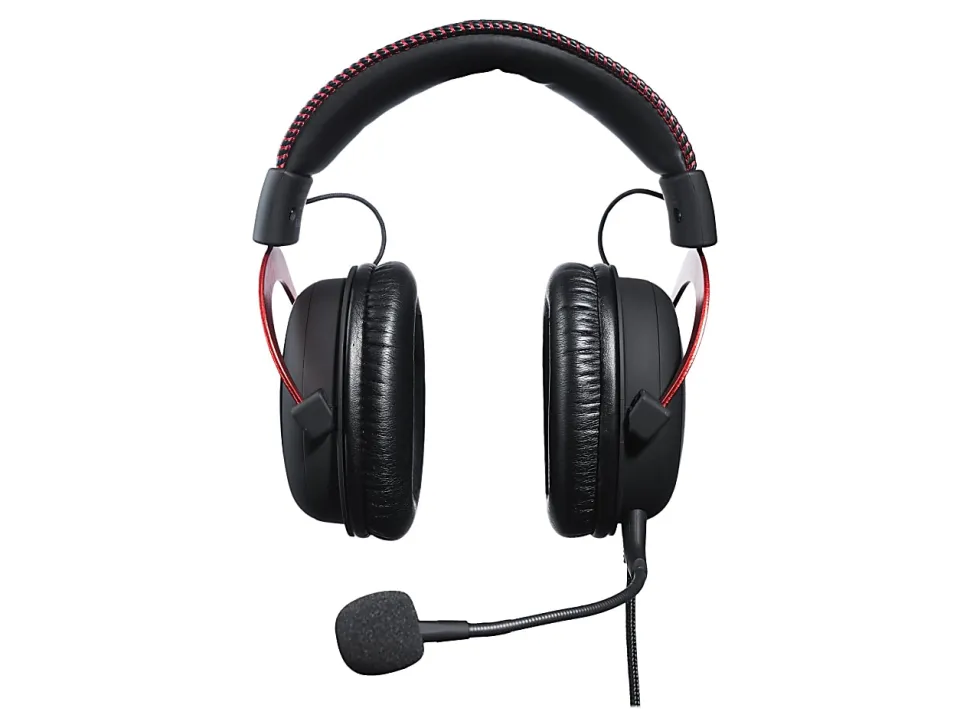 HyperX Cloud II Over-The-Head Gaming Headphones, Red