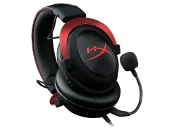 HyperX Cloud II Over-The-Head Gaming Headphones, Red