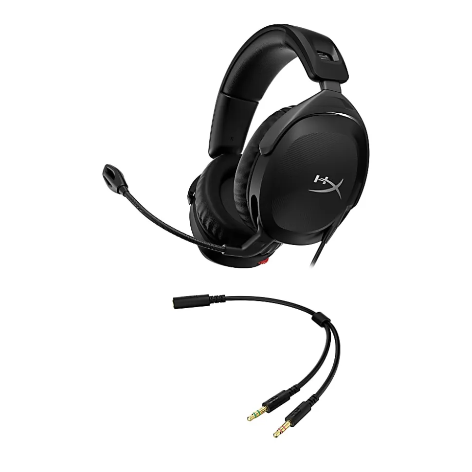 HyperX Cloud Stinger 2 Wired Gaming Headset, Black, 519T1AA