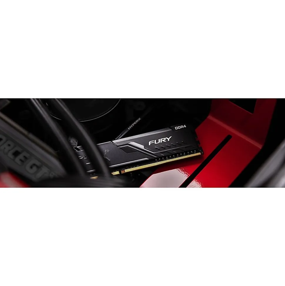 HyperX HyperX Fury 64GB (2x 32GB) DDR4 SDRAM Memory Kit - For Desktop PC - 64 GB (2x 32GB) - DDR4-3000/PC4-24000 DDR4 SDRAM - HX430C16FB3K2/64