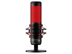 HyperX QuadCast USB Microphone, Red/Black, 4P5P6AA