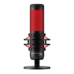 HyperX QuadCast USB Microphone, Red/Black, 4P5P6AA