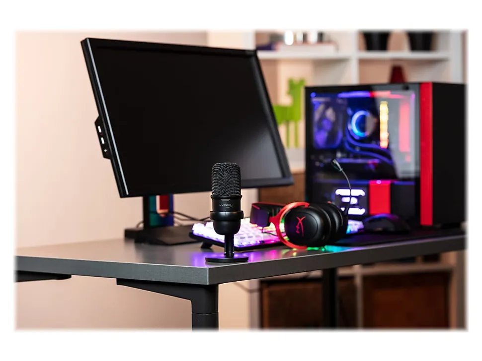 HyperX SoloCast USB Microphone, Black, 4P5P8AA