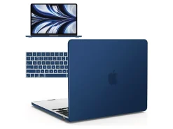 iBenzer Neon Party - Notebook shell case - 13" - navy blue - for Apple Macbook Air 13.6" (Mid 2022, Mid 2023)
