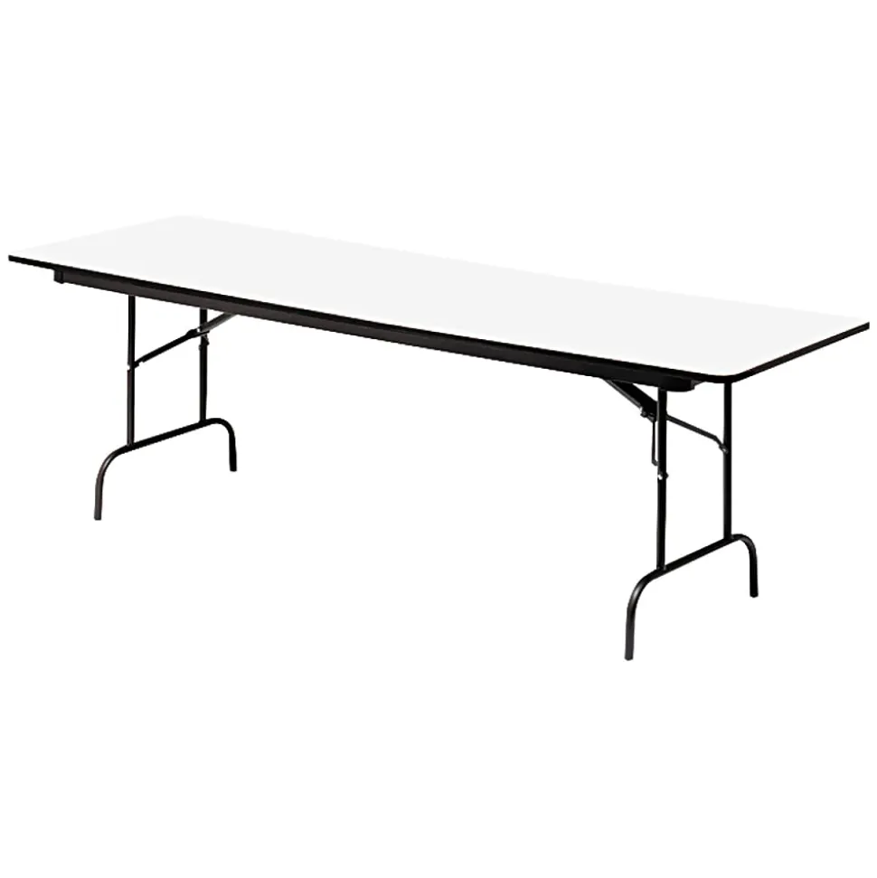 Iceberg Premium Folding Table, Rectangular, 60"W x 30"D, Gray/Charcoal