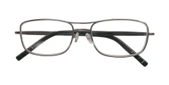 ICU Eyewear DDE Men's Reader Glasses, Silver, +1.25