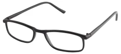 ICU Eyewear Dr. Dean Edell Calexico Reading Glasses, +1.25, Black