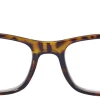 ICU Eyewear Men's Polycarbonate Reading Glasses, Black, 2.25x