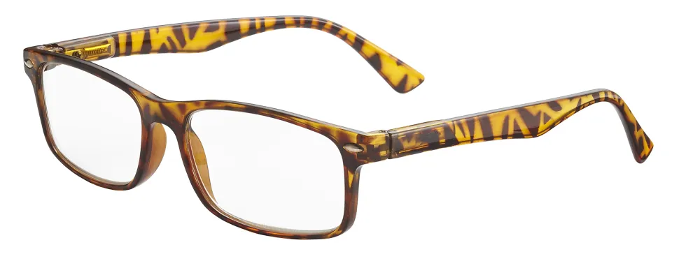ICU Eyewear Men's Polycarbonate Reading Glasses, Black, 2.25x