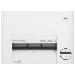 ideal 2465 Cross-Cut Deskside Paper Shredder, Continuous Operation, P-5 Security - IDEDSH0069H