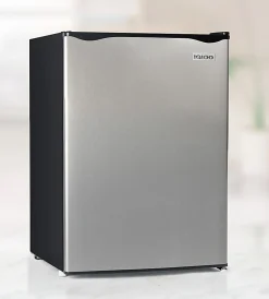 Igloo 2.6 Cu. Ft. Mini Single Door Refrigerator Freezer, Platinum