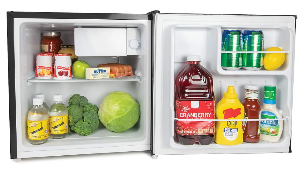 Igloo 1.6 Cu. Ft. Single-Door Mini Refrigerator With Freezer, Platinum