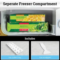 Igloo 1.6 Cu. Ft. Single-Door Mini Refrigerator With Freezer, White