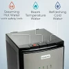 Igloo Hot/Cold Bottom-Load Water Dispenser, 39-13/16”H x 10-1/4”W x 13”D, Silver
