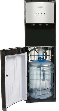 Igloo Hot/Cold Bottom-Load Water Dispenser, 39-13/16”H x 10-1/4”W x 13”D, Silver