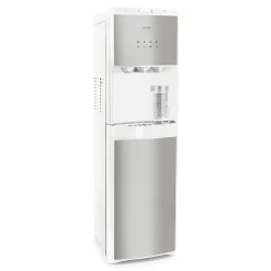 Igloo Hot, Cold & Room Temperature Bottom-Load Water Dispenser, 5-Gallon, White/Silver, Total Qty 1