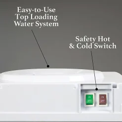 Igloo Hot & Cold Top-Load Water Dispenser, 5-Gallon, White, Total Qty 1