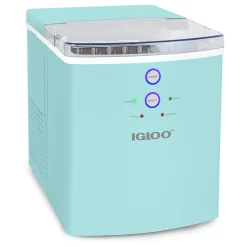Igloo 33 Lb Automatic Portable Countertop Ice Maker Machine, Aqua
