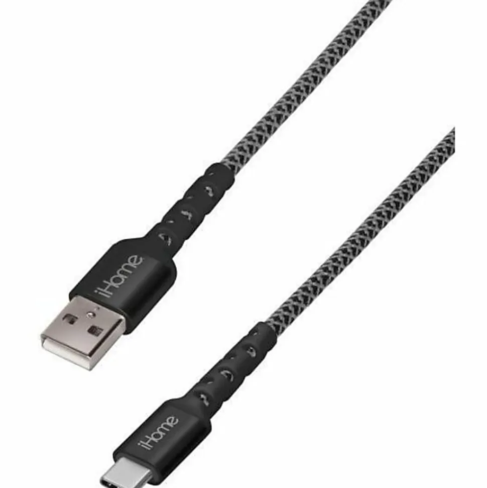iHome 3.4A Charger Bundle, 6’, Black
