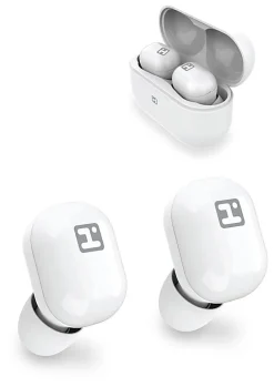 iHome IH-213 Truly Wireless Earbuds, White