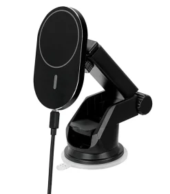 iHome MAG-CHARGE 10W Wireless Charging Dash Mount For iPhone® 12/13, Black, 2IHCM0841B0L2