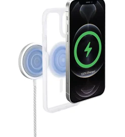 iHome Magnetic Clear Velo Case For iPhone® 12 Pro Max, White, 2IHPC0829W1L2