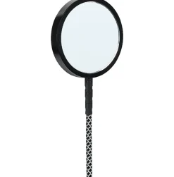 iHome Magnetic 10' 10W Durastrain Nylon Charging Cable With Silicone Cable Wrap, Black, 2IHQI0851B0L2