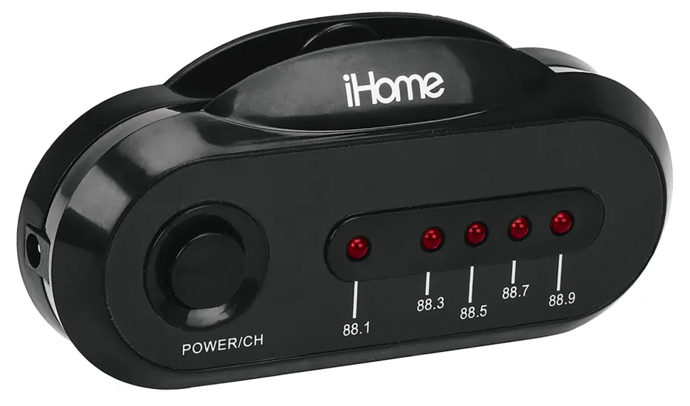 iHome 3.5MM Wireless FM Transmitter, 6" x 2"