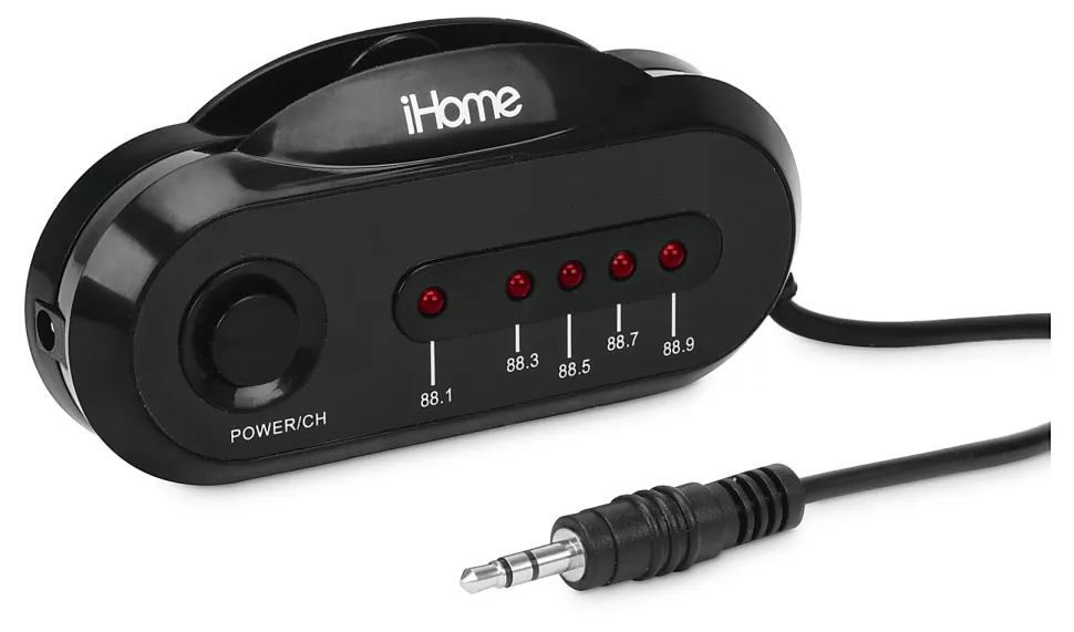 iHome 3.5MM Wireless FM Transmitter, 6" x 2"